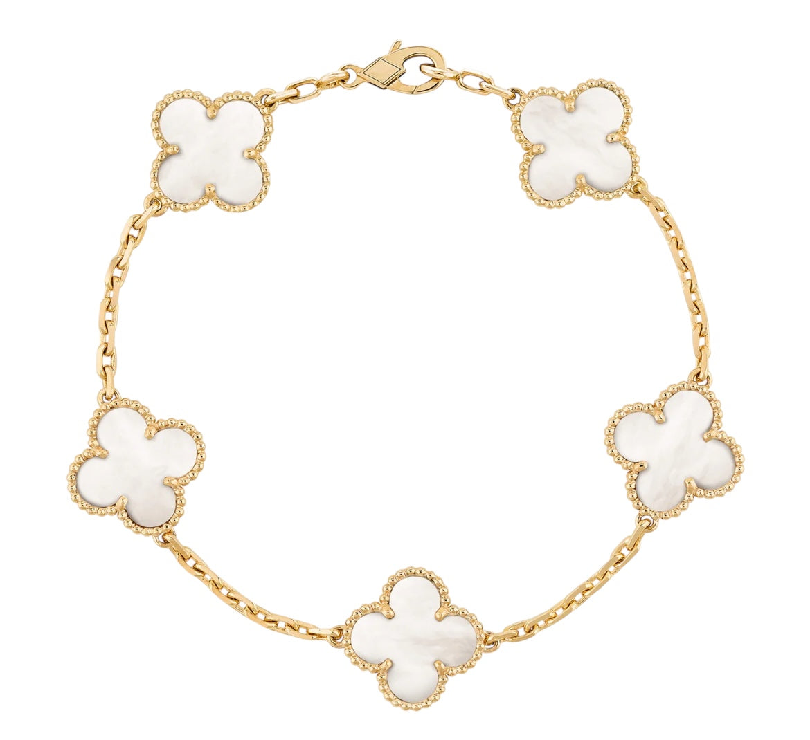 Bracciale quadrifoglio