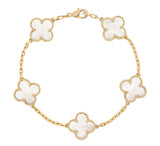 Bracciale quadrifoglio