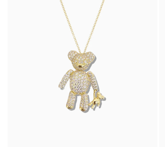 Collana mamma orsetto