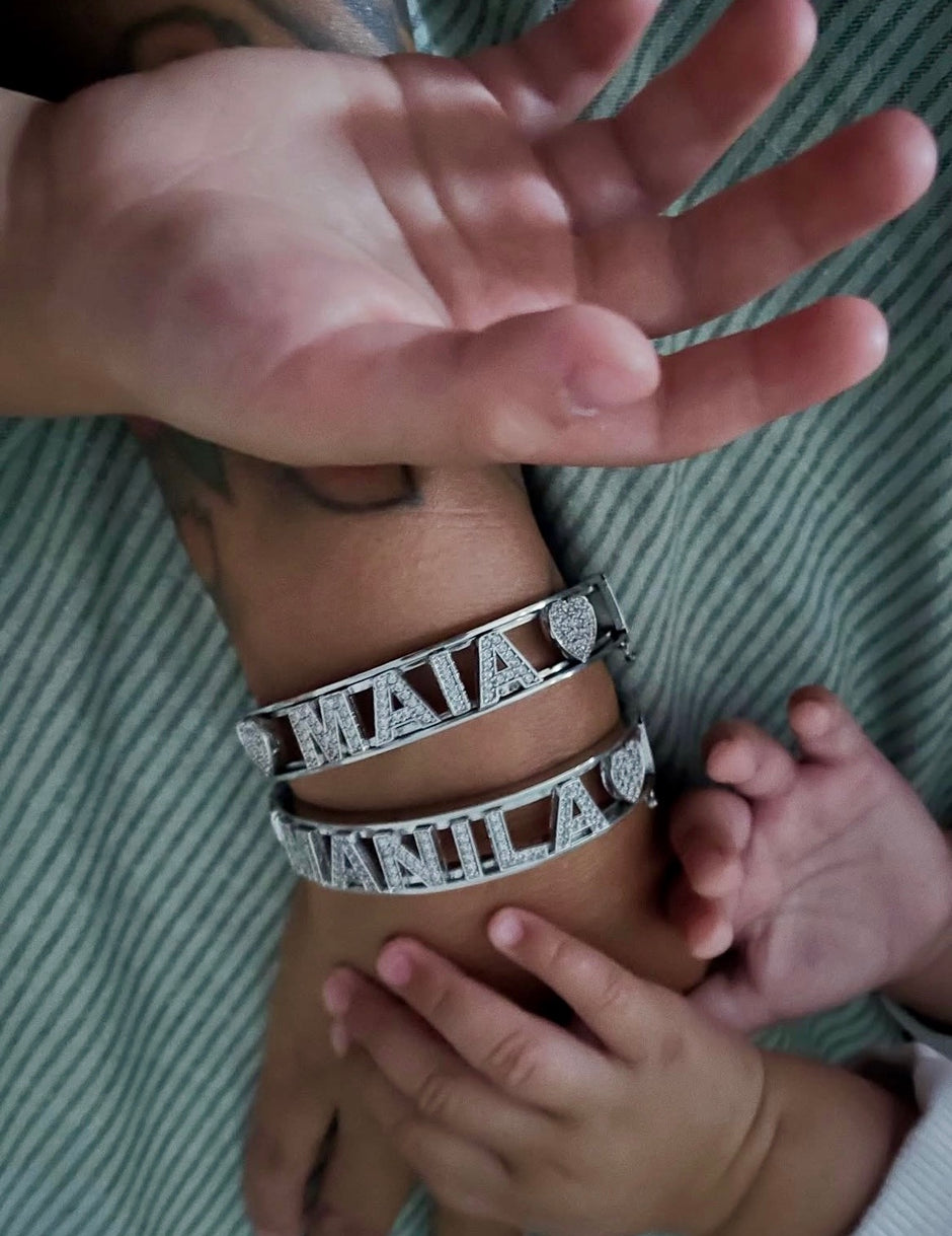 Bracciale manetta acciaio namelove