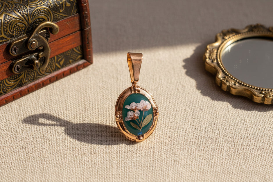 Real Flower Charm