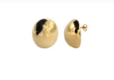 Orecchini bottone gold