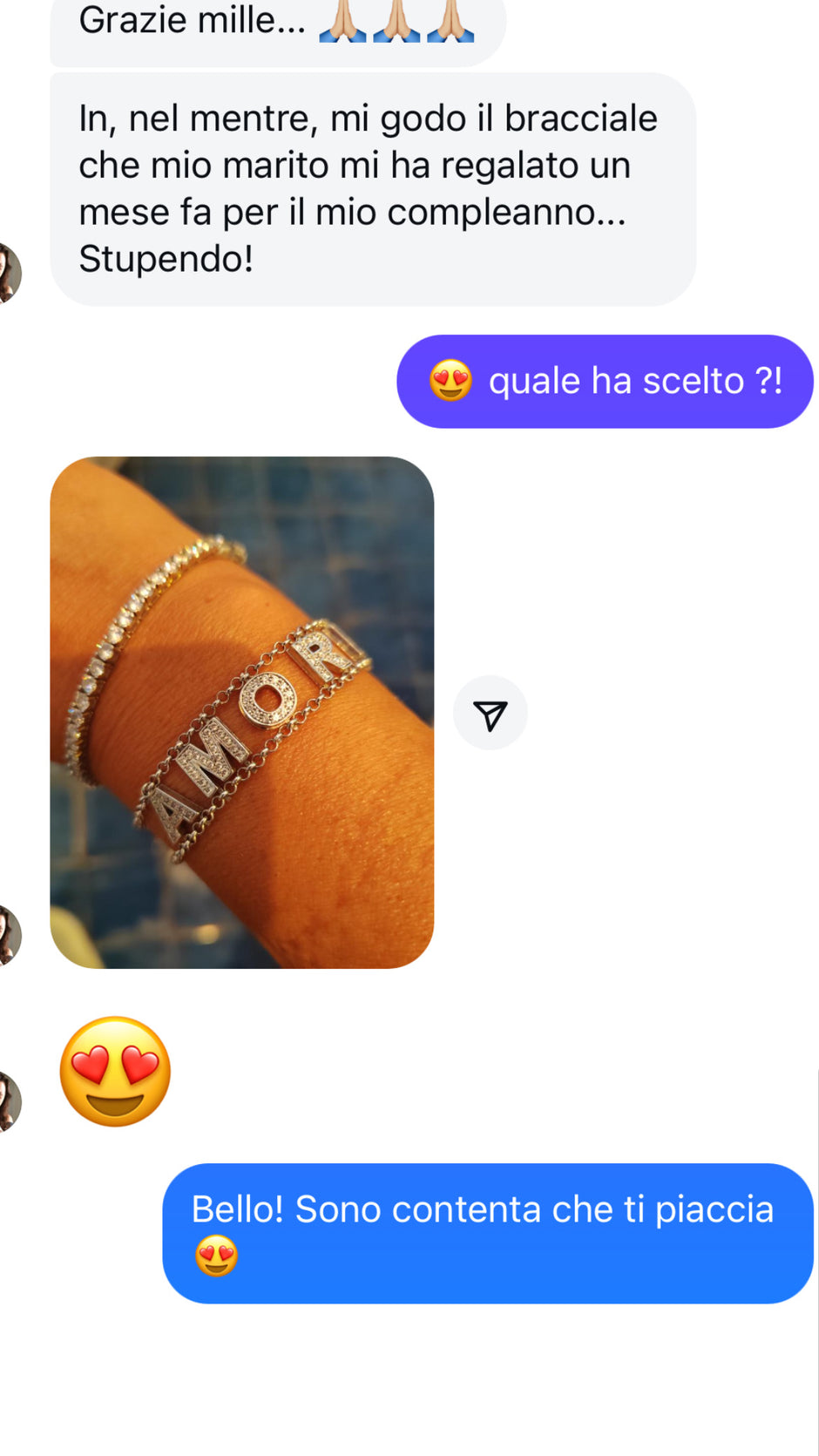 Bracciale morbido nome