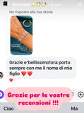 Bracciale morbido nome