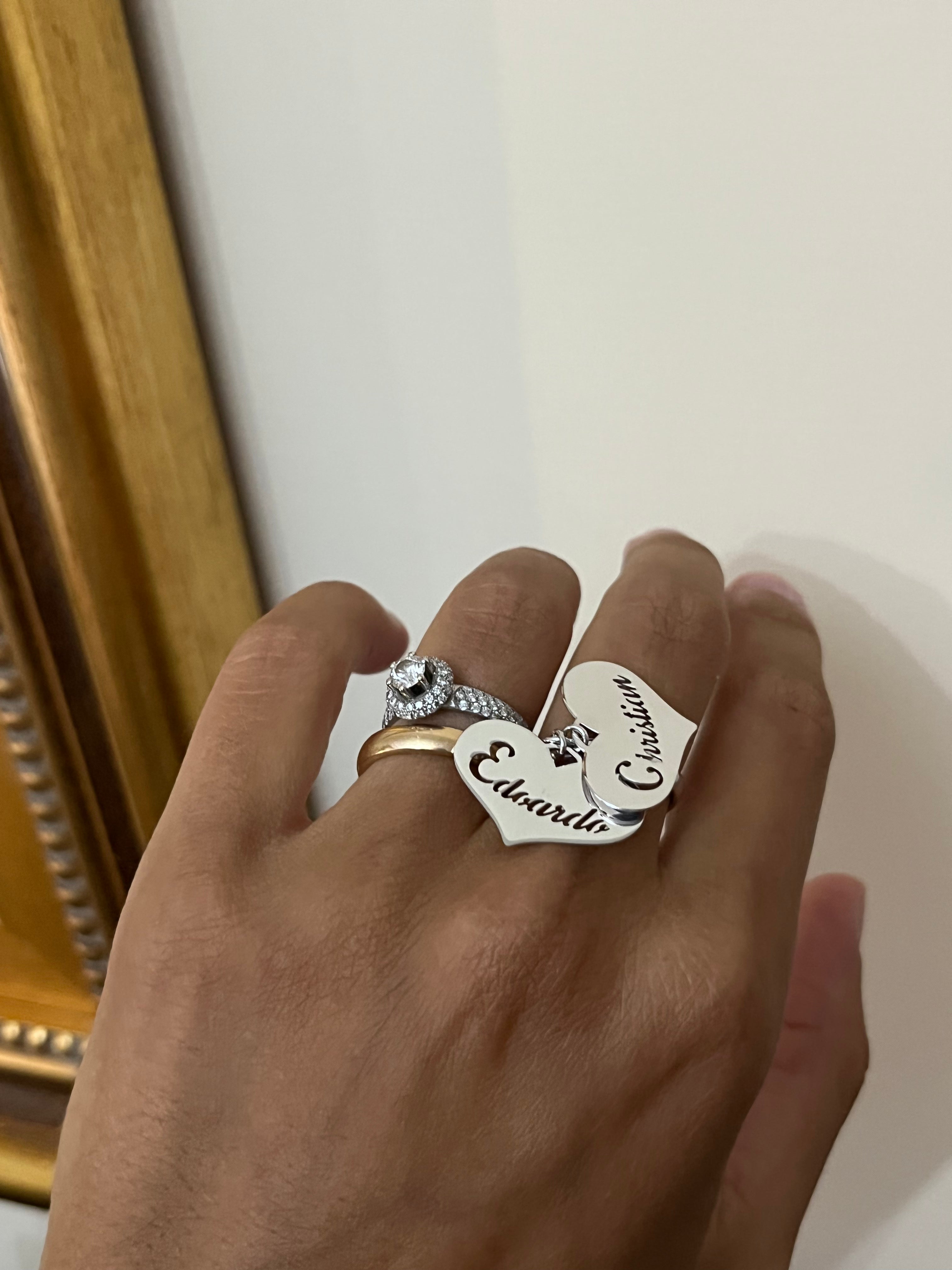Anello 2 cuori