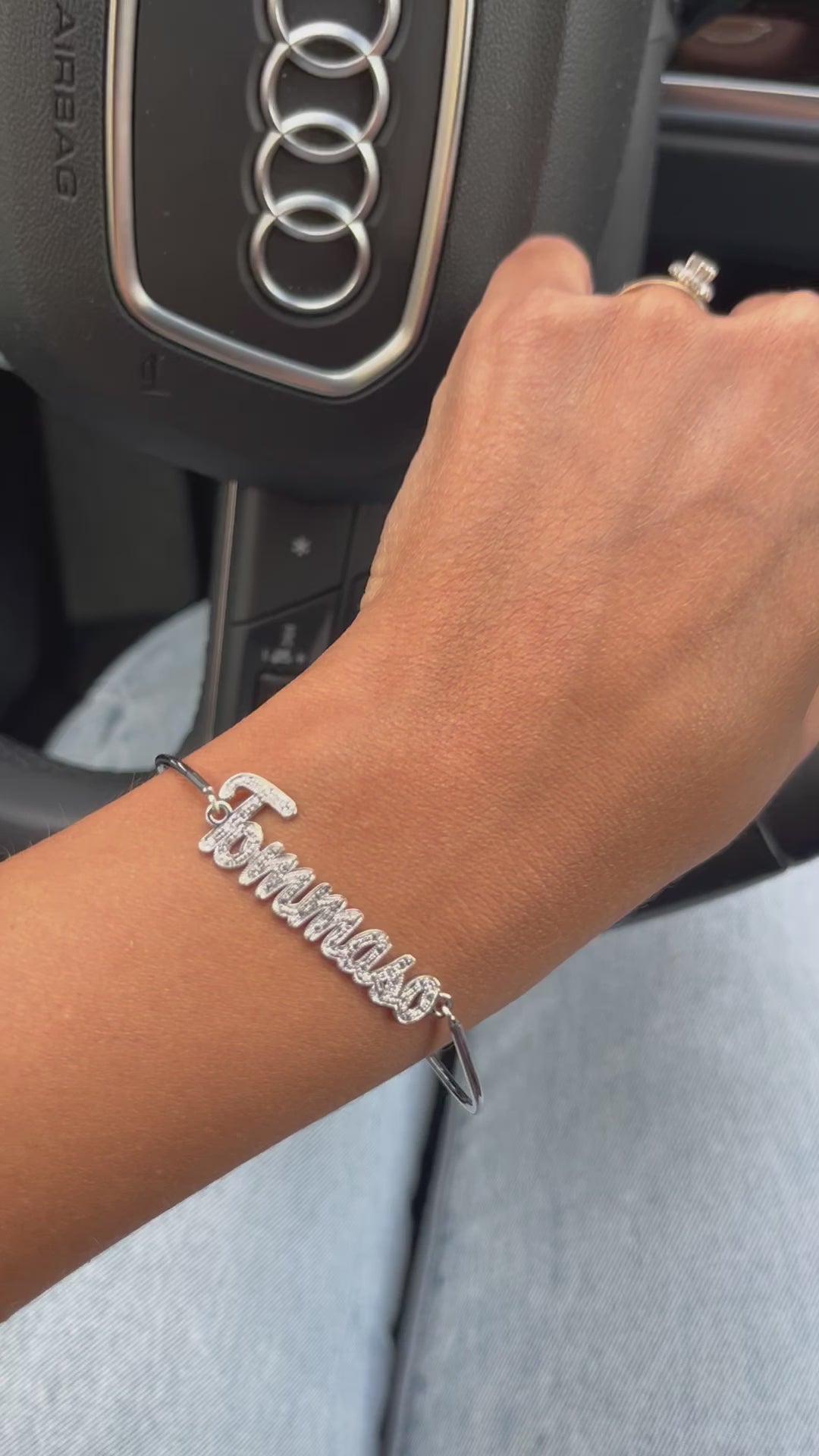 Bracciale argento personalizzabile