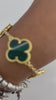 Bracciale quadrifoglio