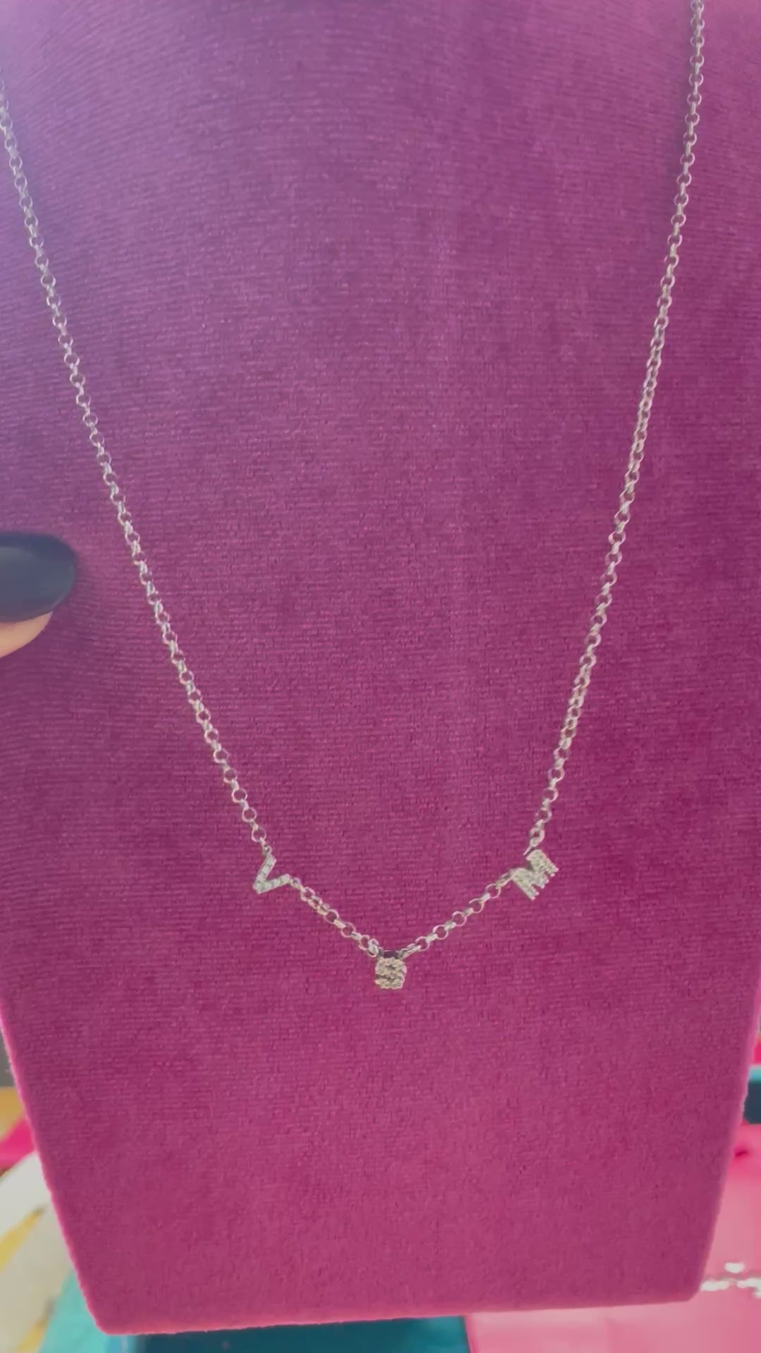 Collana micro iniziale con 3 lettere