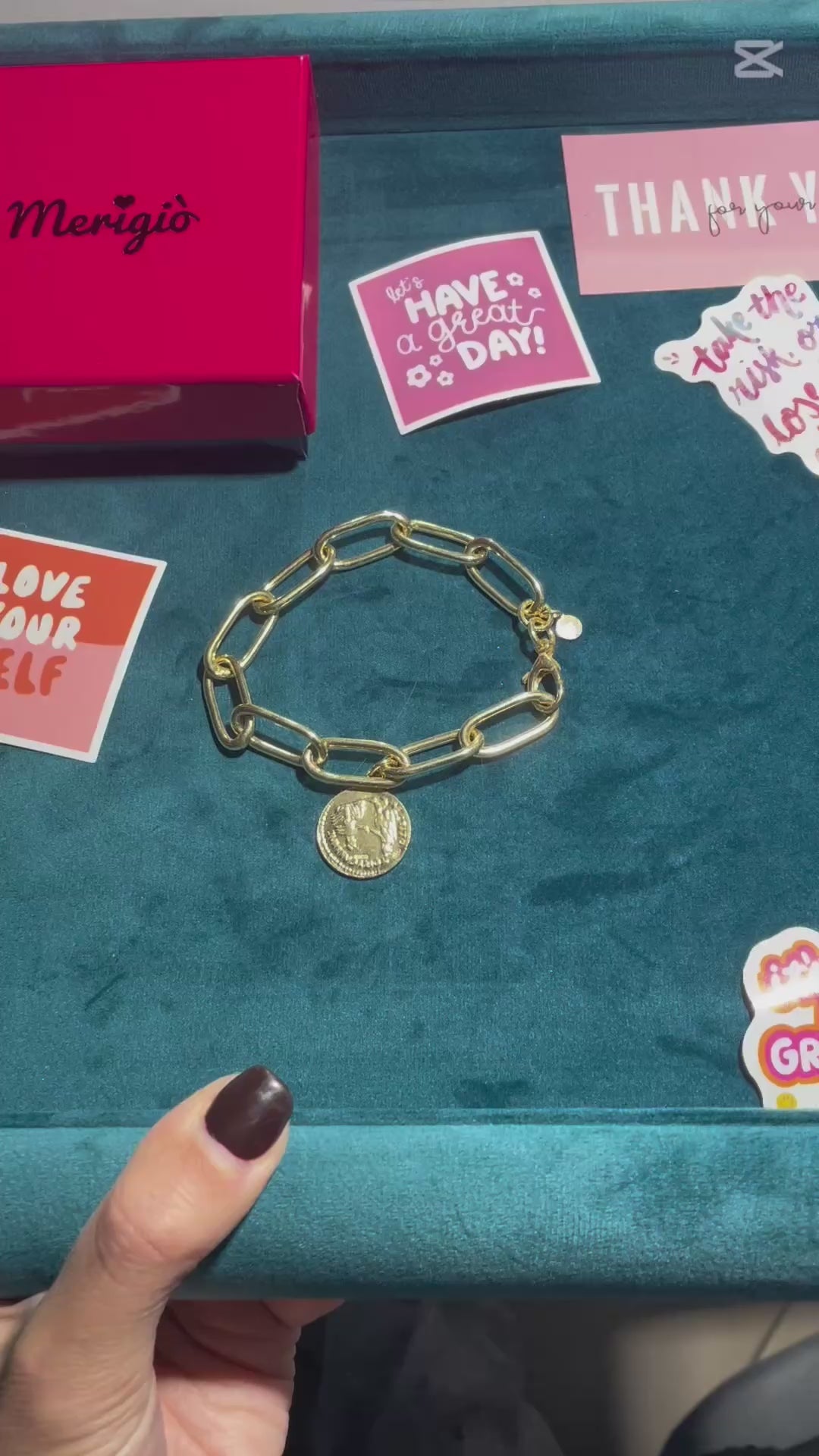 Bracciale maglia larga