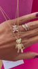 Collana piccolo Teddy con zirconi