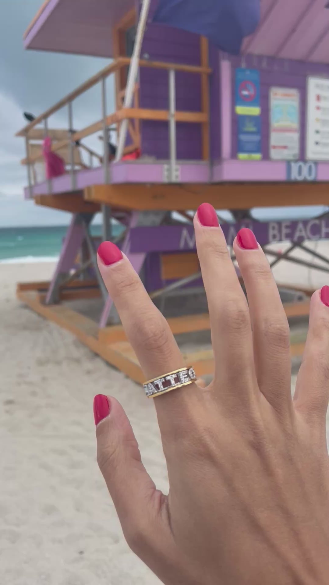 Anello versione acciaio con nome