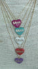 Collana Mom cuore smaltato