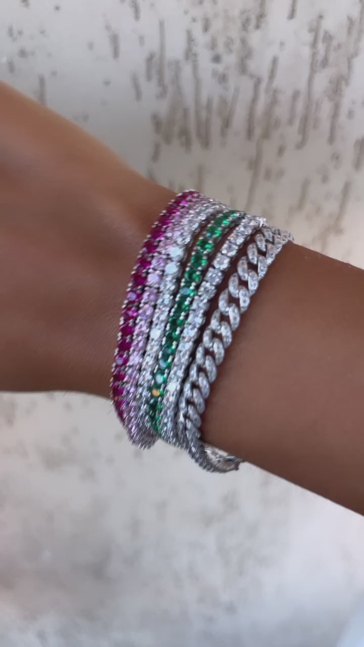 Bracciale classico tennis