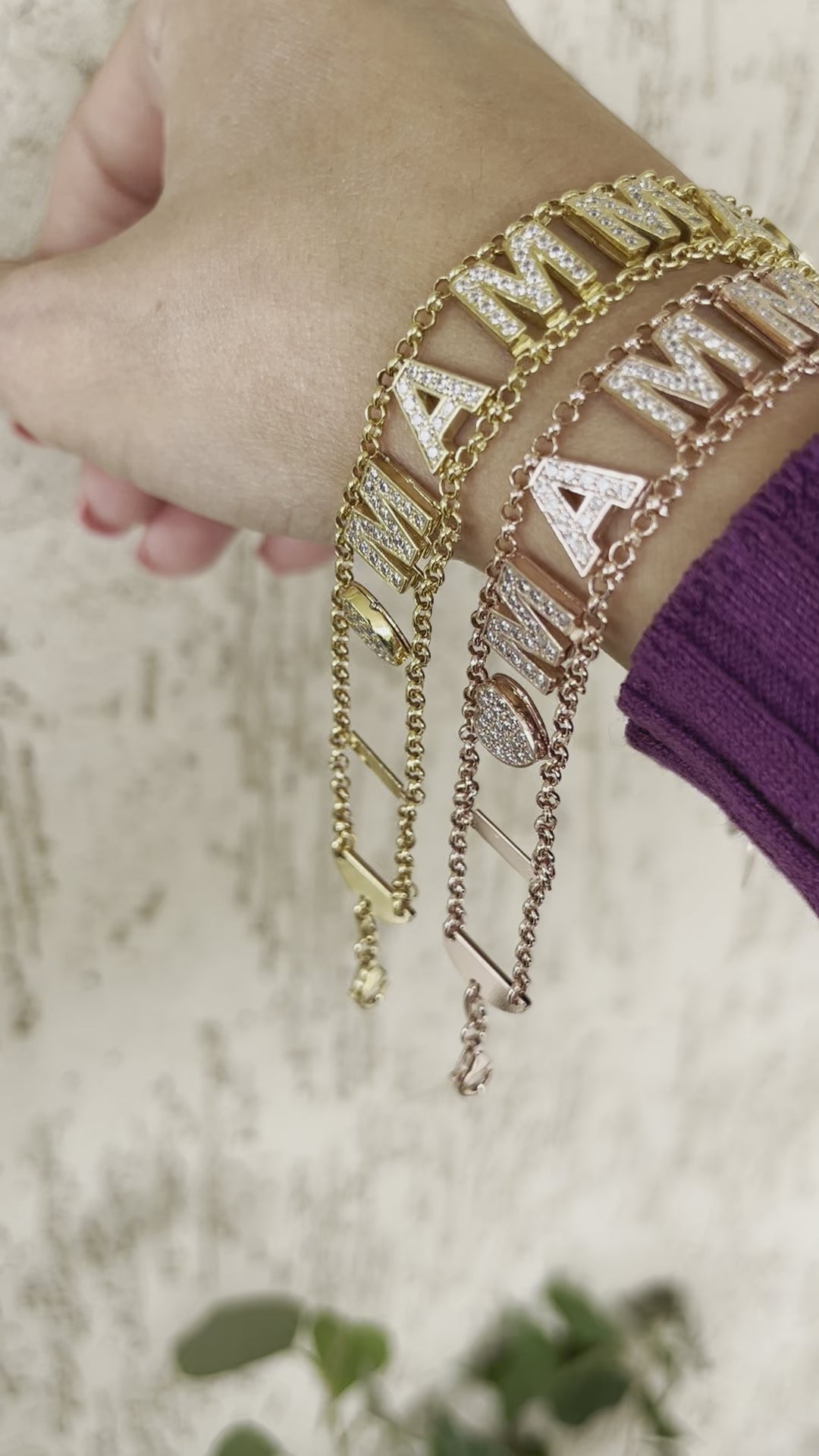 Bracciale morbido nome