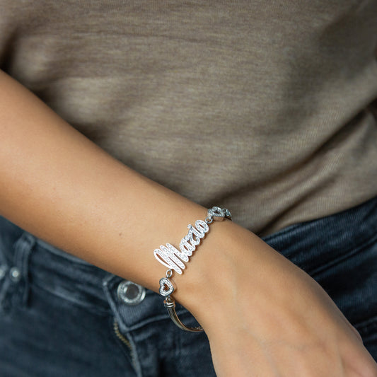 Bracciale super zirconato