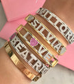 Bracciale manetta argento Namelove