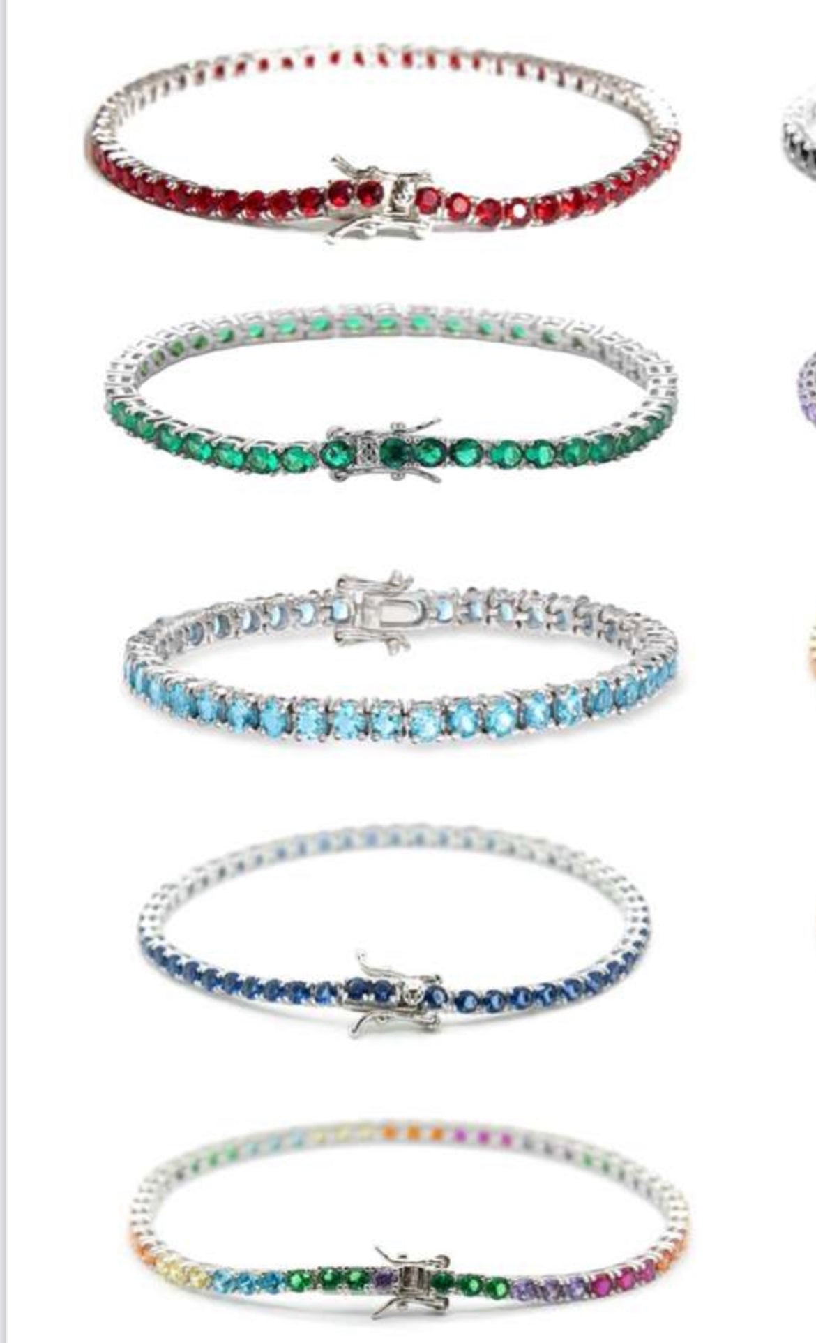 Bracciale classico tennis