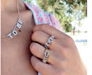 Anello versione argento con nome