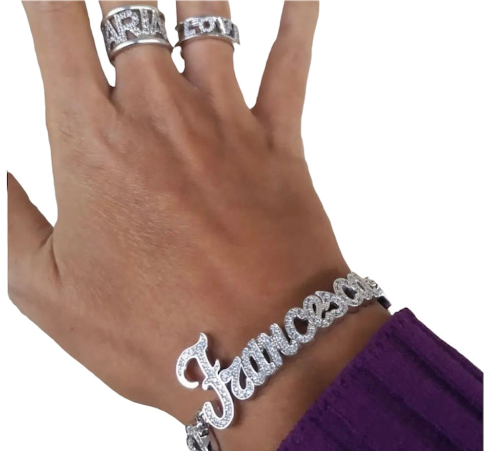 Bracciale super zirconato