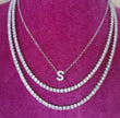 Collana Tennis in Argento 925 con Zirconi