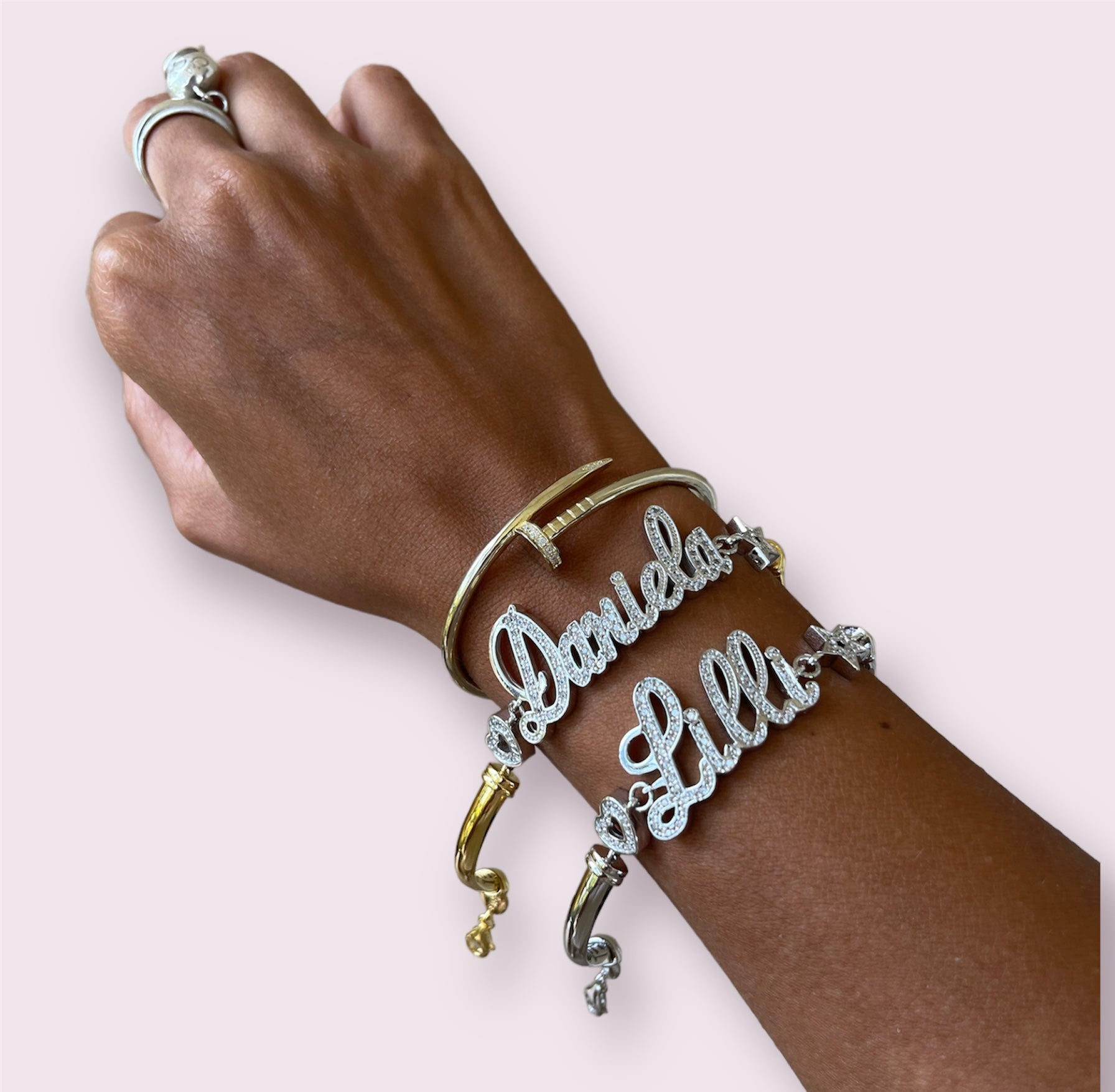 Bracciale super zirconato