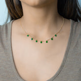 Collana pietre verdi