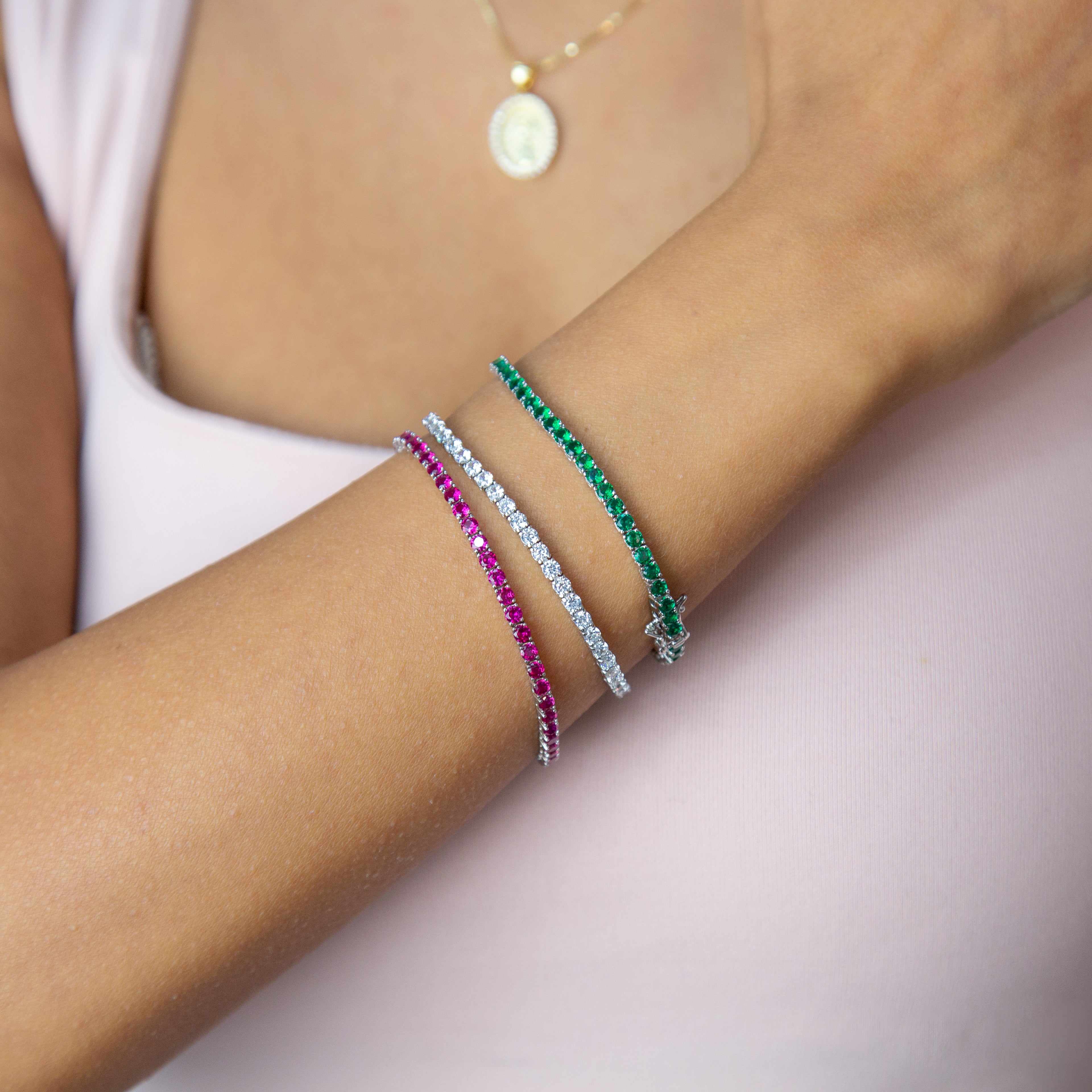 Bracciale classico tennis