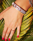 Bracciale manetta argento Namelove