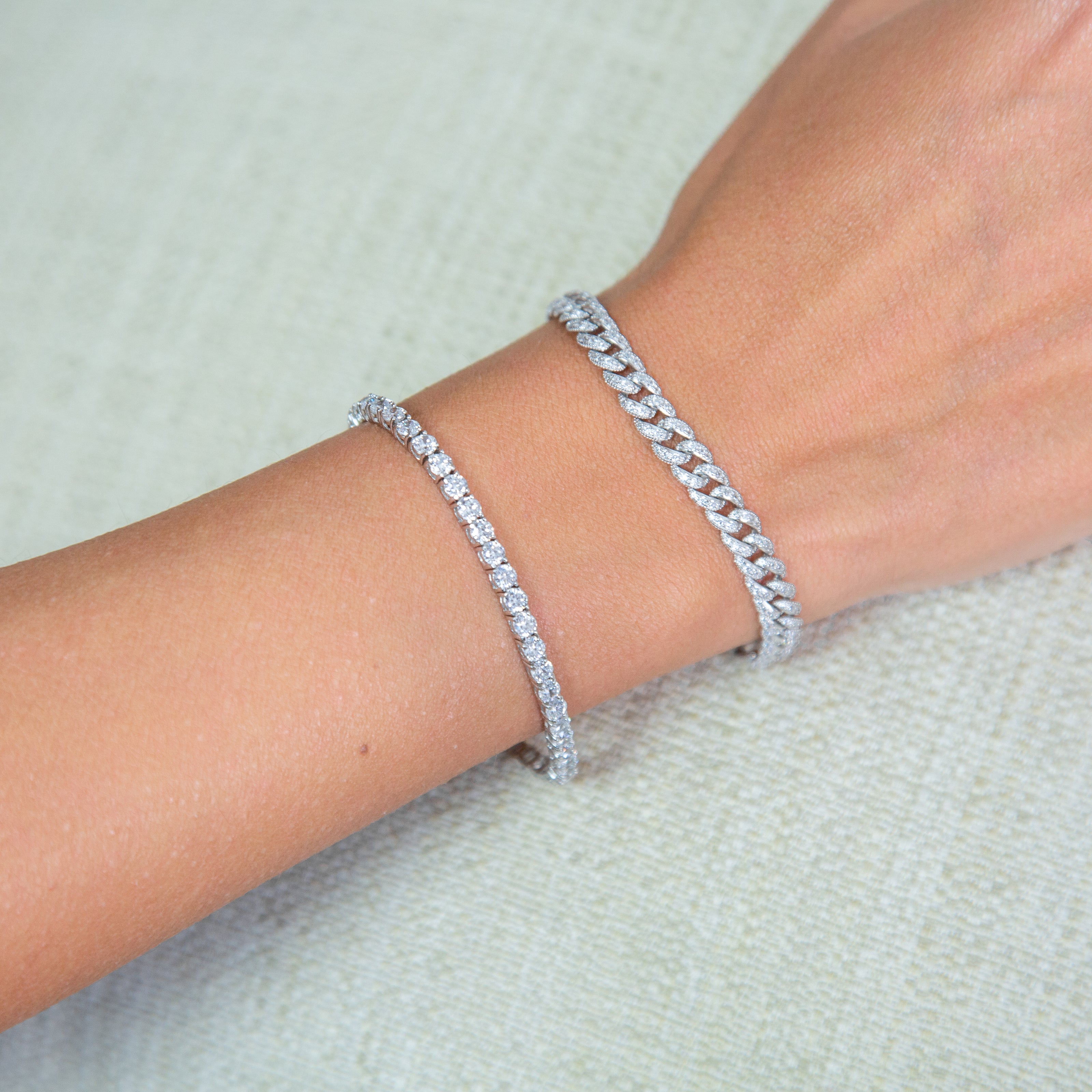 Bracciale classico tennis