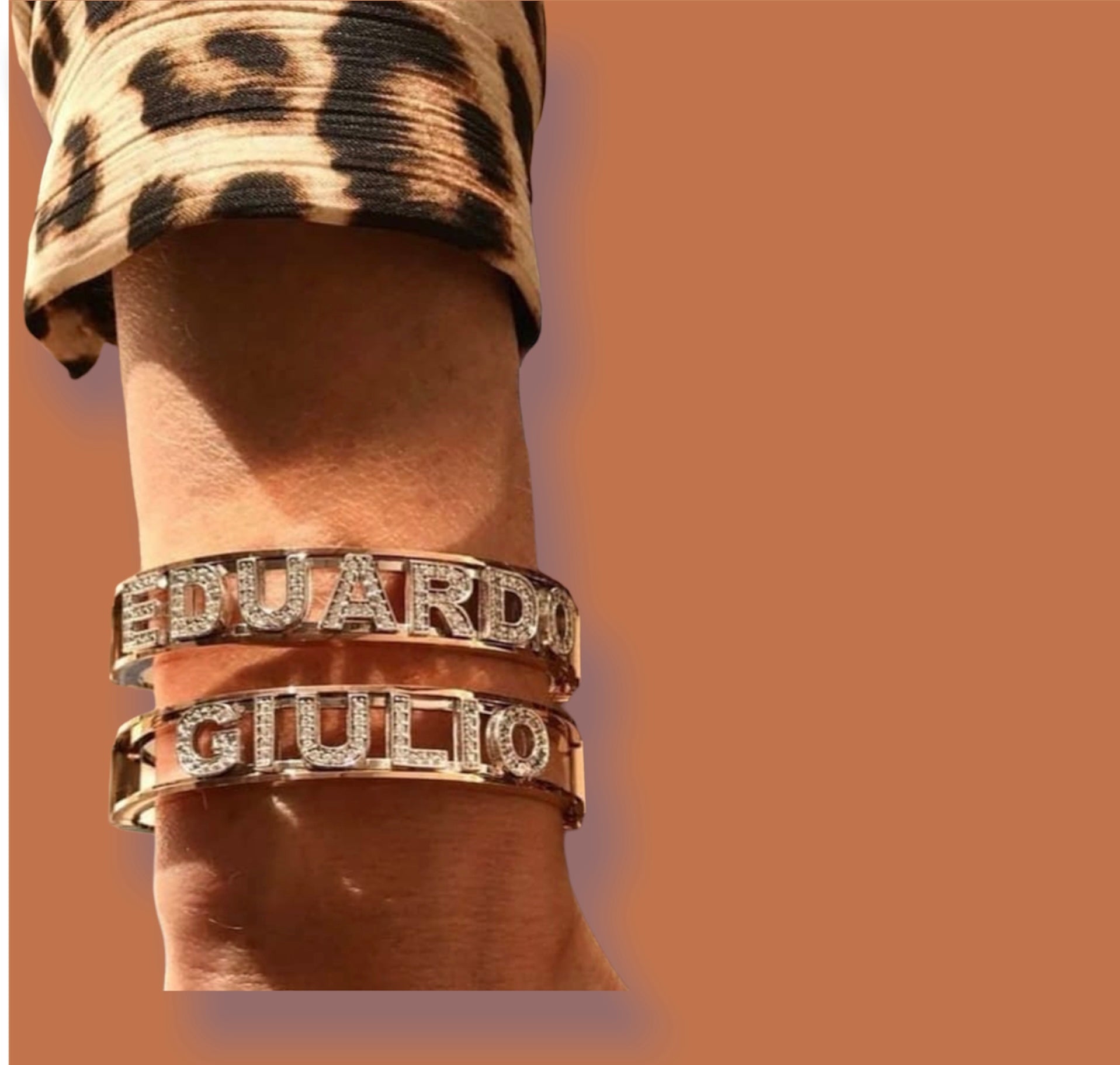 Bracciale manetta acciaio namelove