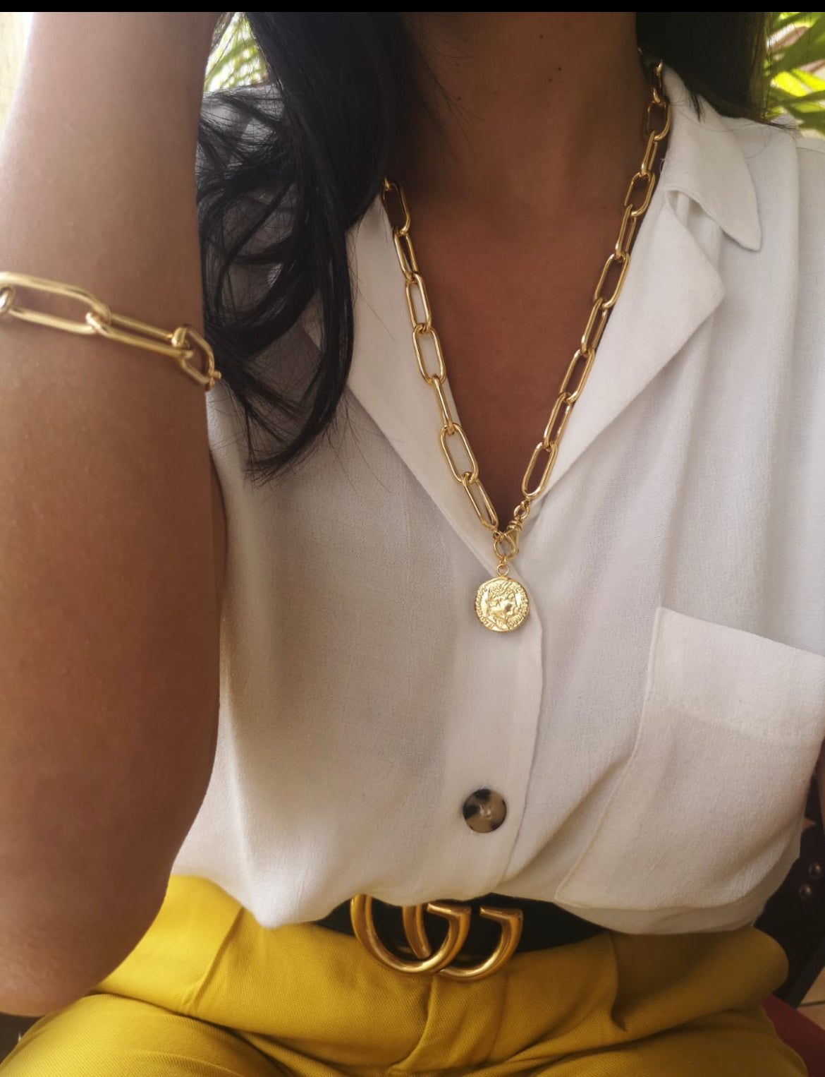 Bracciale maglia larga